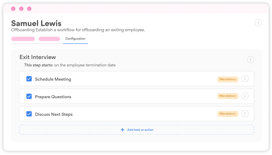 Structured Exit Interviews