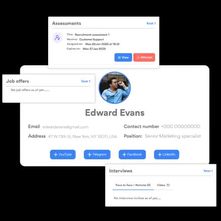 Simplified Applicant Tracking System (ATS)