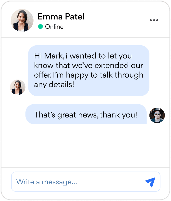 Direct Communication with Recruiters