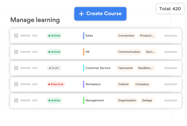 Create Courses